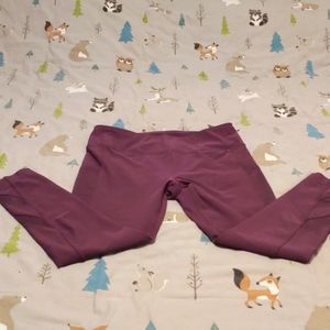 XL purple leggings with pockets